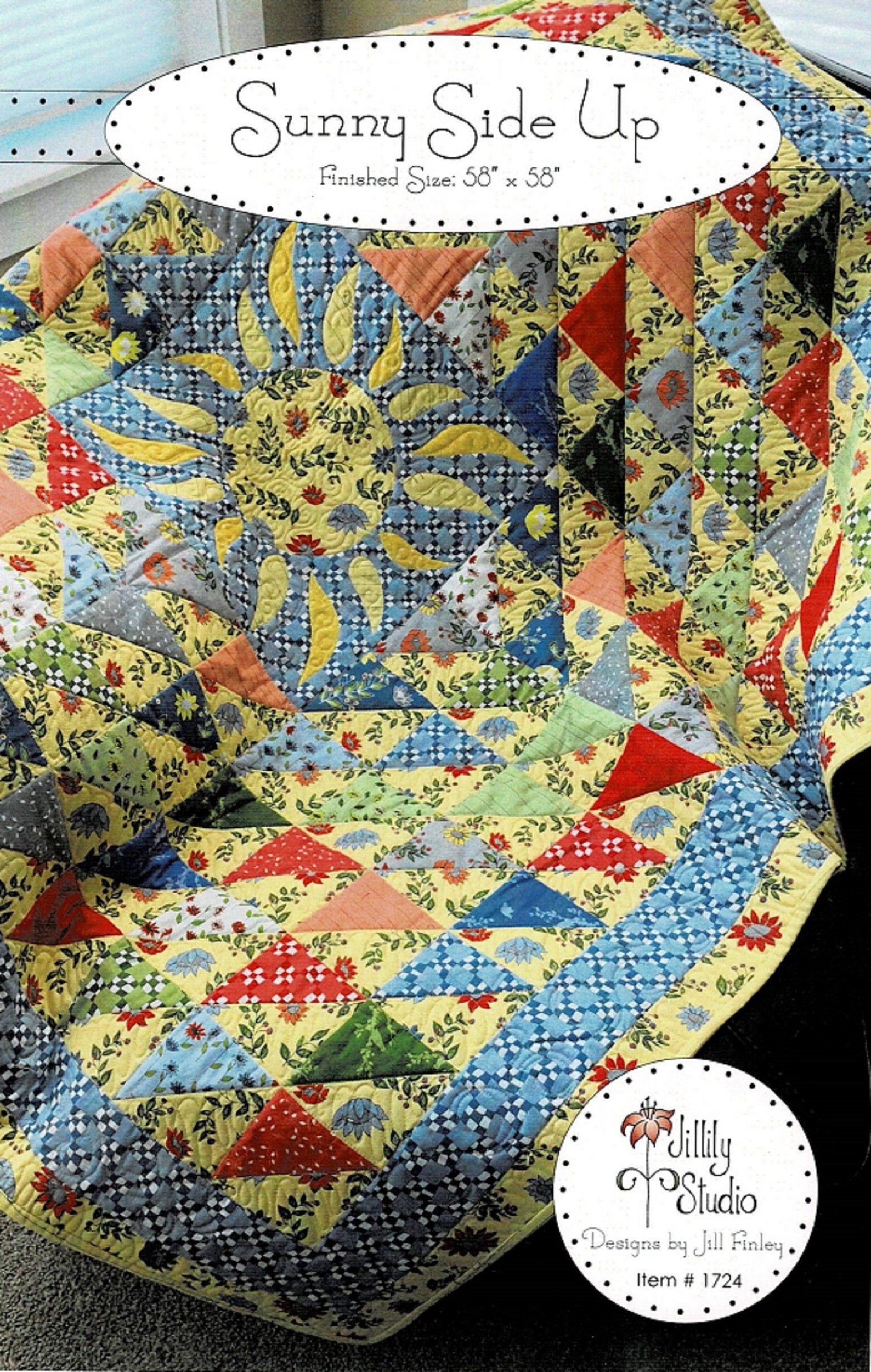 Sunny Side Up by Jillily Studio Quilt Pattern 58 x 58 Etsy