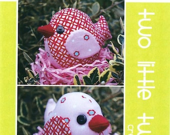 Two Little Tweets - Sewing/Craft Pattern, by Melly & Me * Shipping Overages will be REFUNDED*