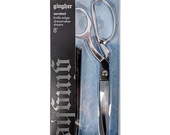 Gingher 8" Serrated Knife-Edge Dressmaker Shears