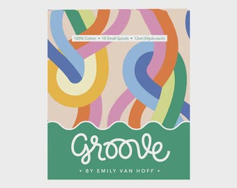 Groove Thread Set- 10 Small Spools