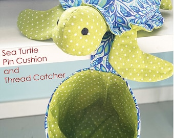 Sea Turtle Pincushion & Thread Catcher