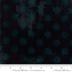 Grunge- Black Dress Hits the Spot 108&quot; Wide Backing: Sold by the 1/2 yard
