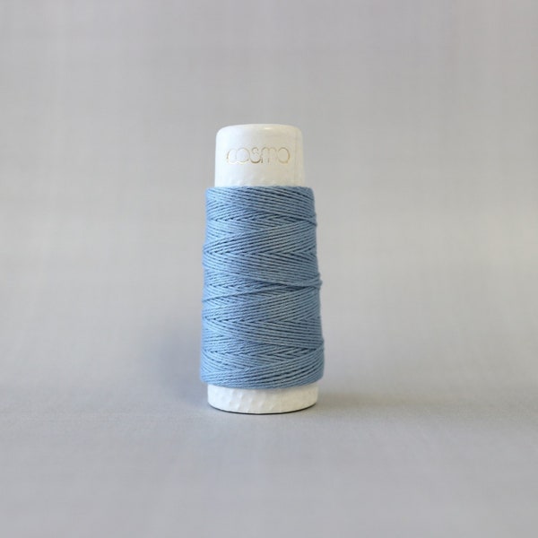 Lecien COSMO hidamari & Sashiko Baumwollfaden - 30m - Nr. 88-1 Russisch Blau