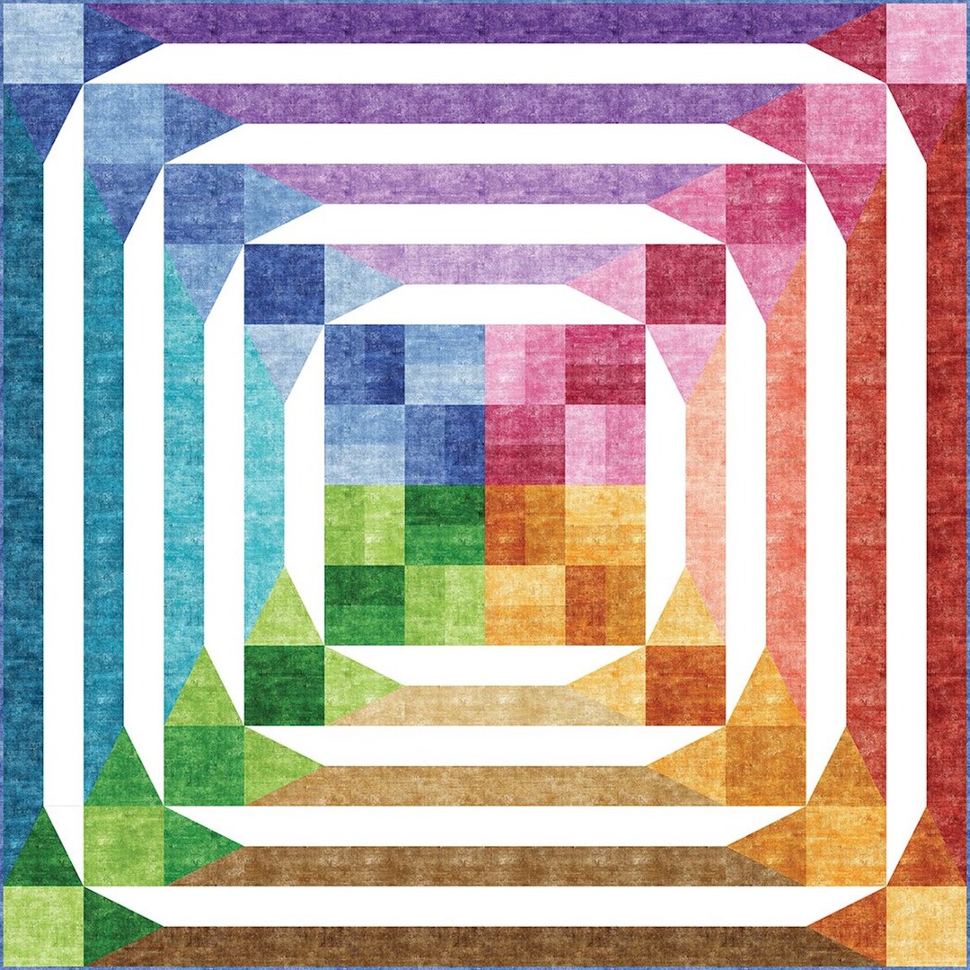 Color Blocks Quilt Pattern - Etsy