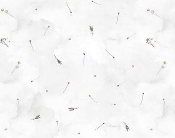 Hazy Shade of Winter - Pearl Dry Ditsy: Se vende por 1/2 yarda