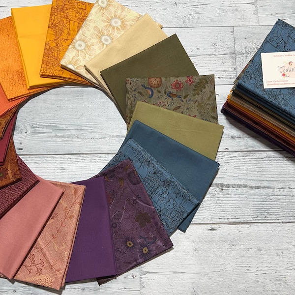 Herfstverrassing 19 st. Winkel samengestelde Fat Quarter-bundel