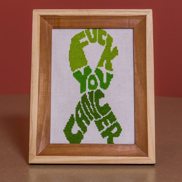 Fuck You Cancer - Cross-Stitch Pattern PDF download