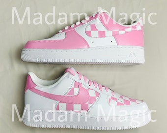 nike air force pink leopard