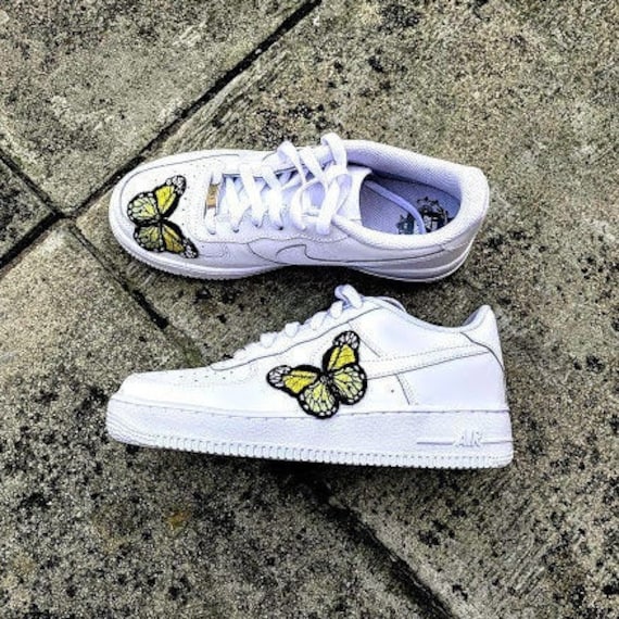 yellow butterfly air force 1