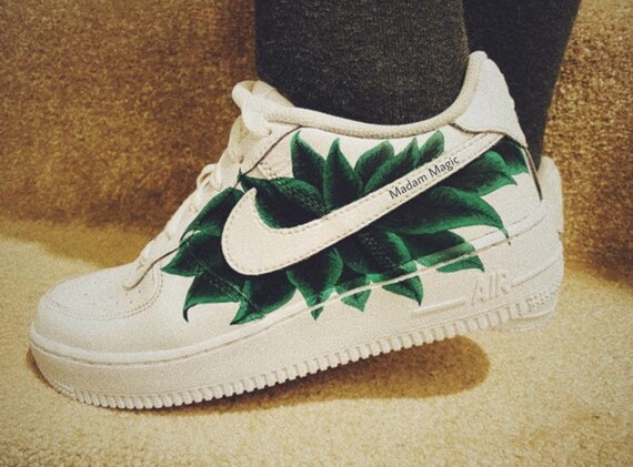 green floral af1