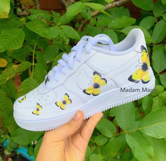 yellow butterfly air force 1