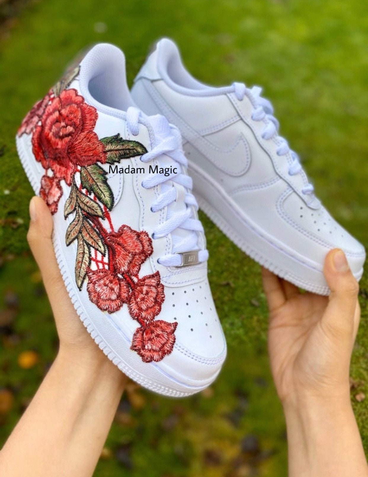 Embroidered Custom Air Force 1 Low Rose AF1 Customized Made to - Etsy UK