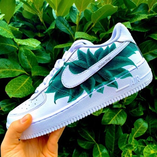 green floral af1