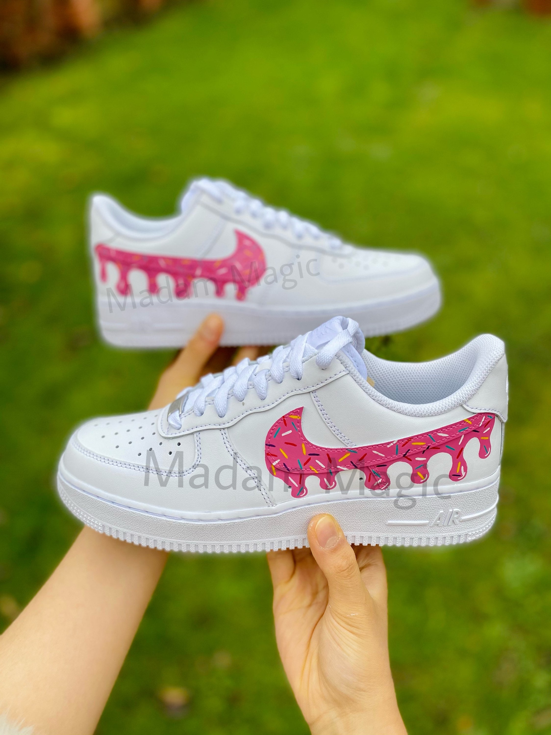 Air Force 1 Custom Rose Drips Personalized Shoes Custom Af1 