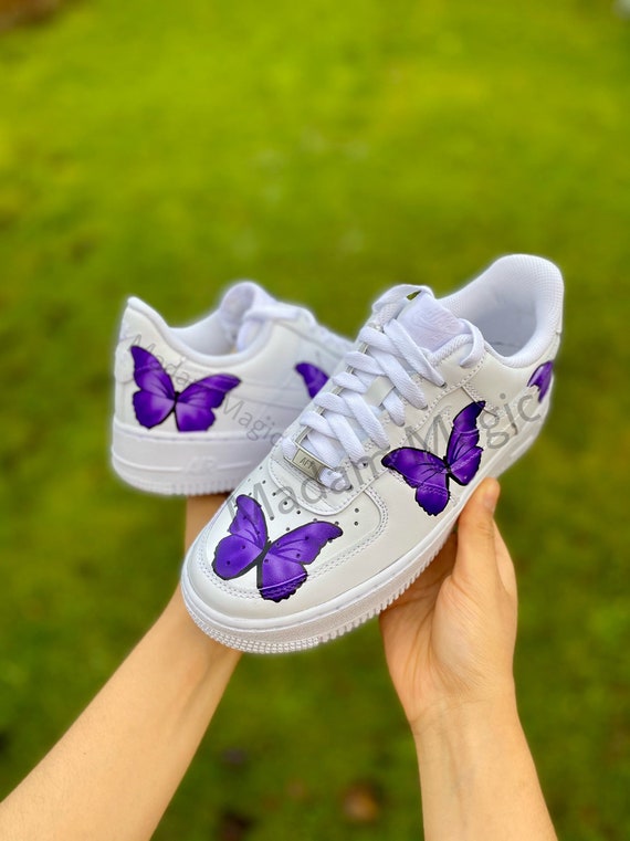 purple butterfly af1