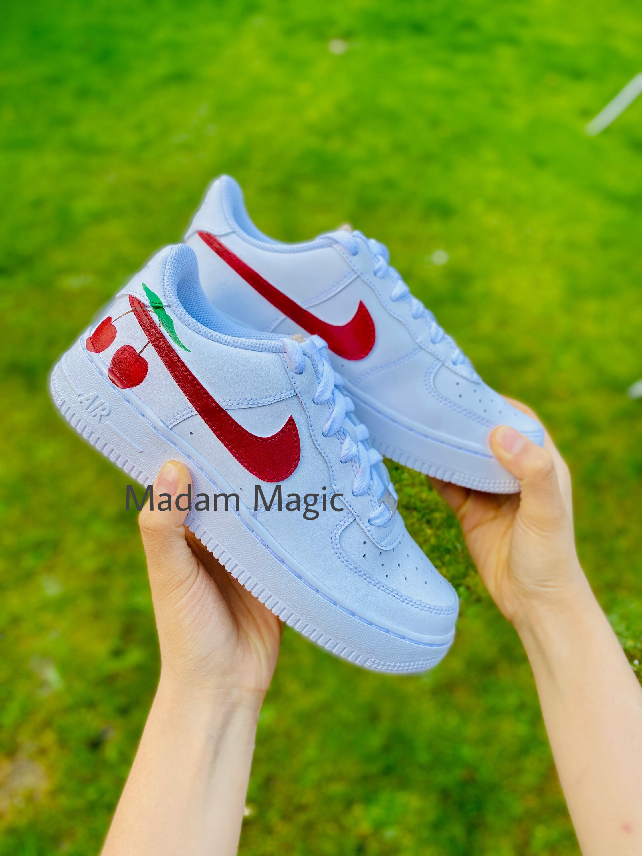 custom air force 1 cherry