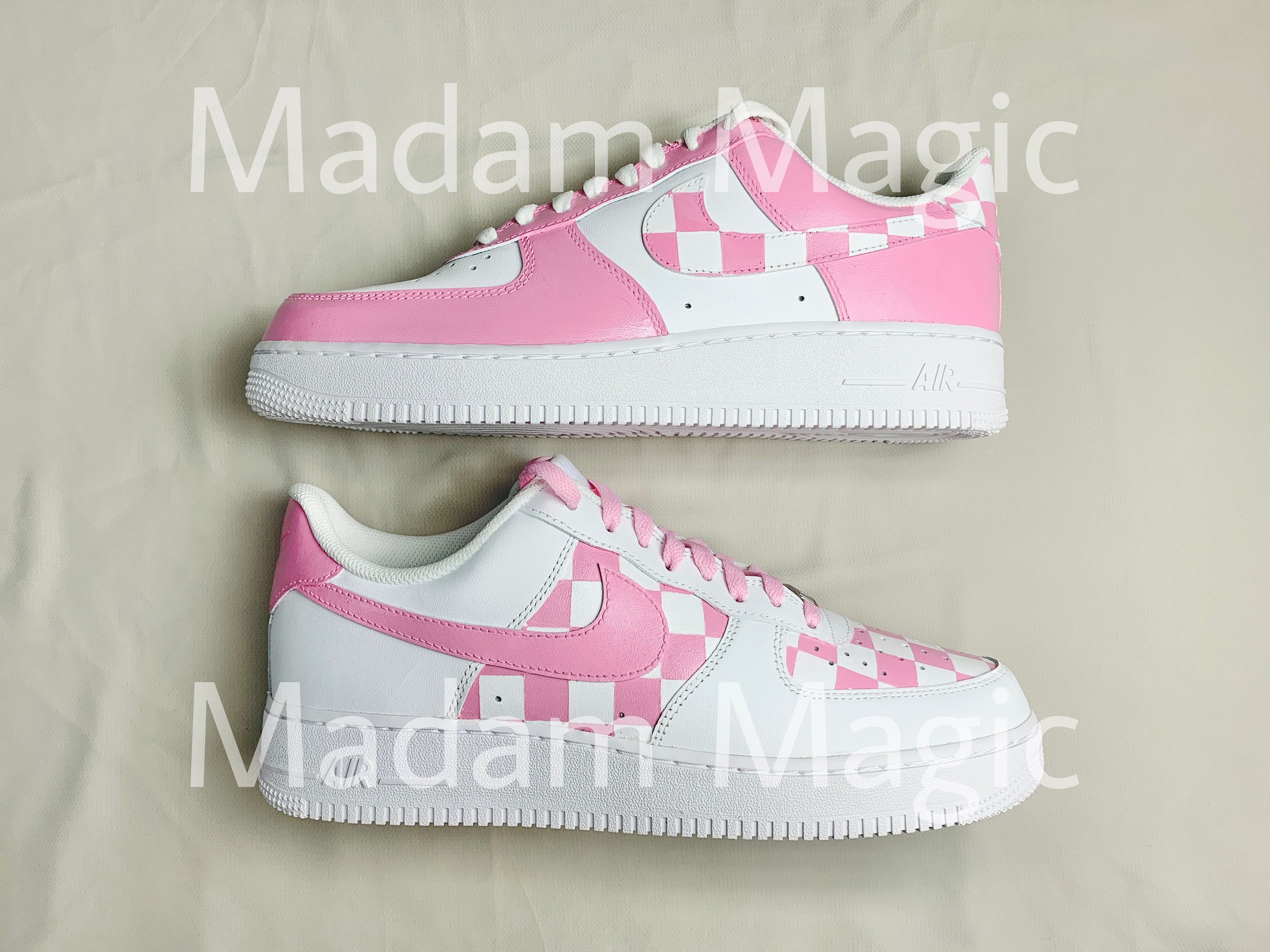 Air Force 1 Custom Cotton Candy Low Inverted Shoes Pink Blue Womens Ki –  Rose Customs, Air Force 1 Custom Shoes Sneakers Design Your Own AF1