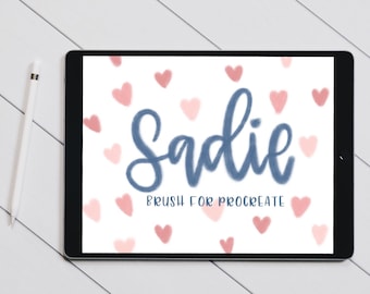 Sadie Procreate Brush Pen | Procreate Brush | Calligraphy Brush