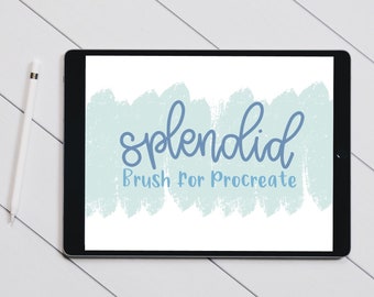 Splendid Mono Line Procreate Brush