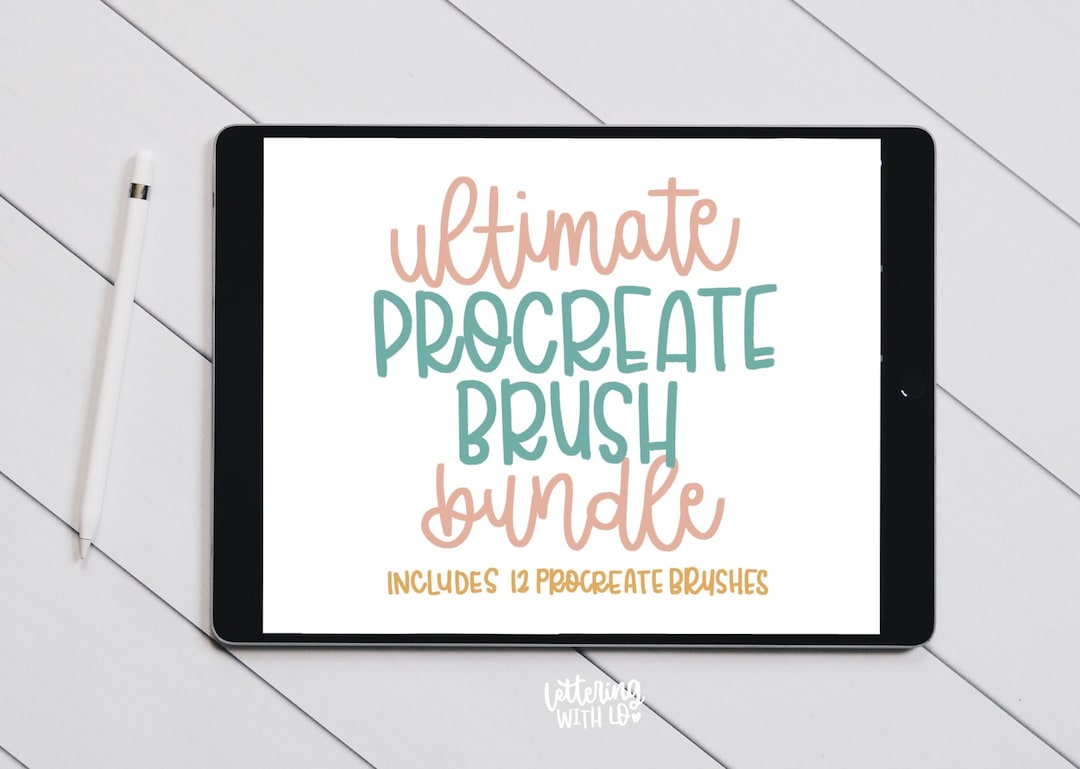 Ultimate Procreate Brush Bundle for Lettering and Digital Art| INSTANT ...