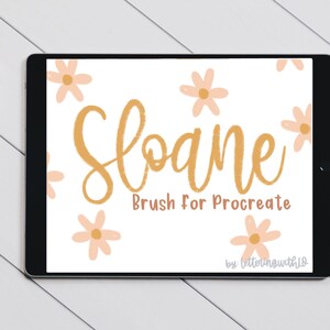 Sloane Procreate Lettering Brushe for Modern Calligraphy | INSTANT DOWNLOAD