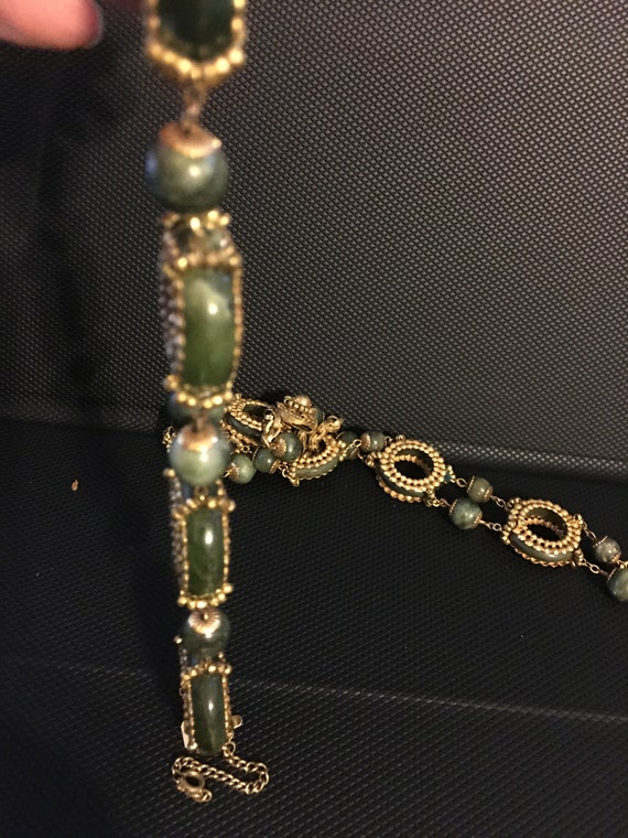 1970's Signed Miriam Haskell Goldtone  Choker Nec… - image 6