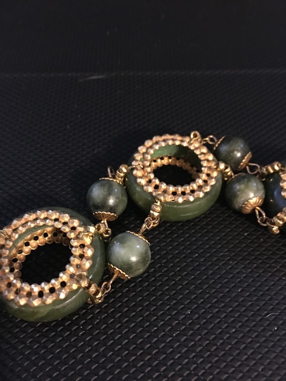 1970's Signed Miriam Haskell Goldtone  Choker Nec… - image 8