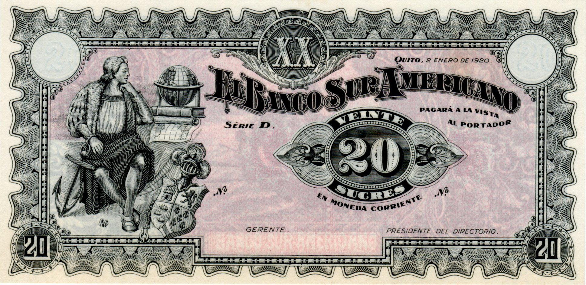 Ecuador paper money - Etsy 日本