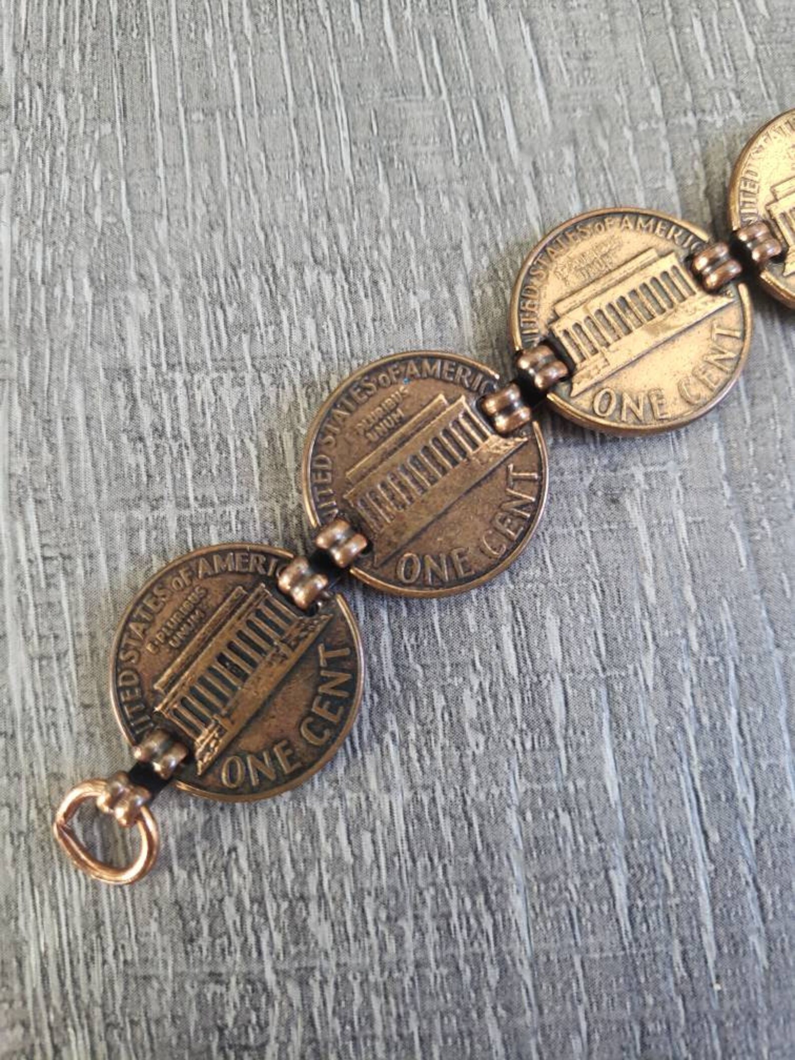 Vintage Copper Penny Bracelet Etsy