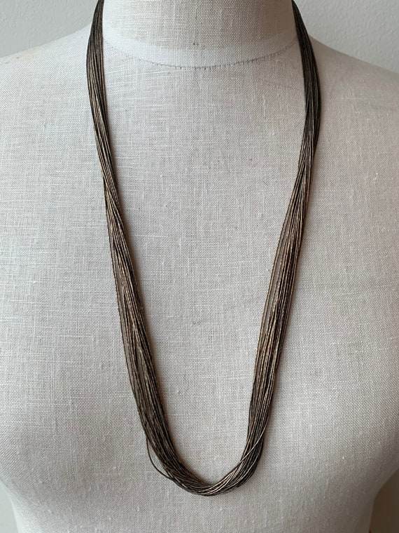 Vintage Liquid Silver 29 Strand 