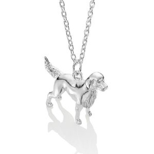 Springer Spaniel  Pendant - Sterling Silver - Dog Necklace - Dog Pendant