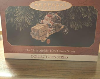 Hallmark Keepsake Ornament 1997 The Claus Mobile Here Comes Santa
