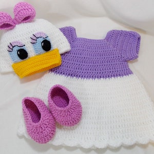 Daisy Duck Inspired Costume/daisy Duck Hat/ Daisy Duck Costume - Etsy