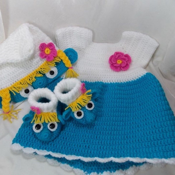 Baby girl set Smurfs,dress Smurf,socks Smurf,baby girls'clothing,Photo shoot,newborne Smurf,hat Smurf,costume Smurf,