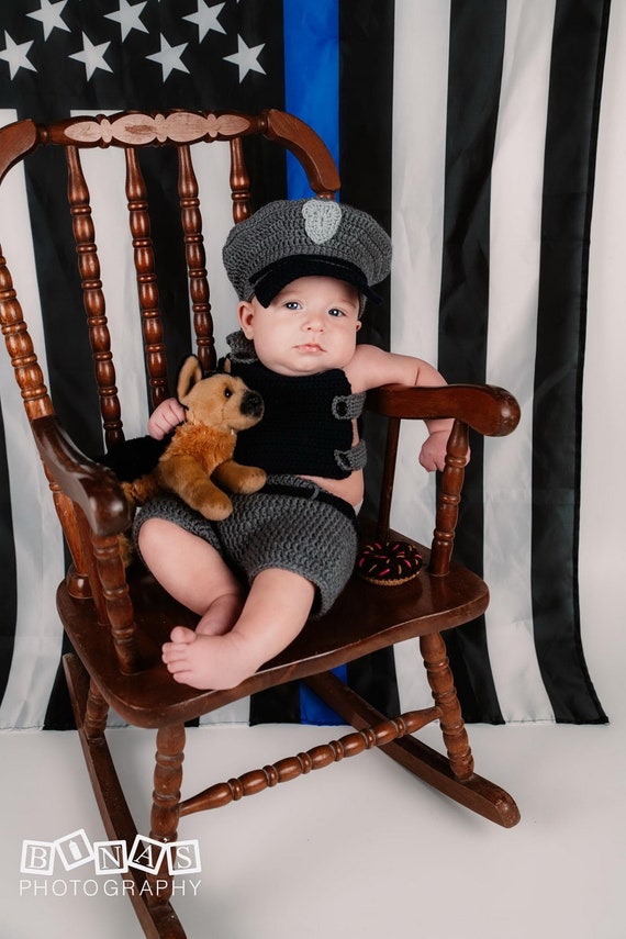 Baby police cheap costume