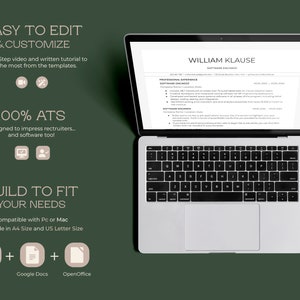 CV-mall för mjukvaruingenjör, CV för mjukvaruutvecklare, CV för ingenjör, CV för mjukvaruutvecklare, ATS, Word, CV för Google Docs, teknik, IT bild 8