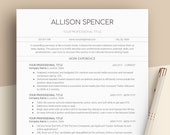 ATS Google Docs Resume Template | ATS Friendly Resume Template, Modern CV Template for Google Docs, Word, Cv Design, Simple Curriculum Vitae