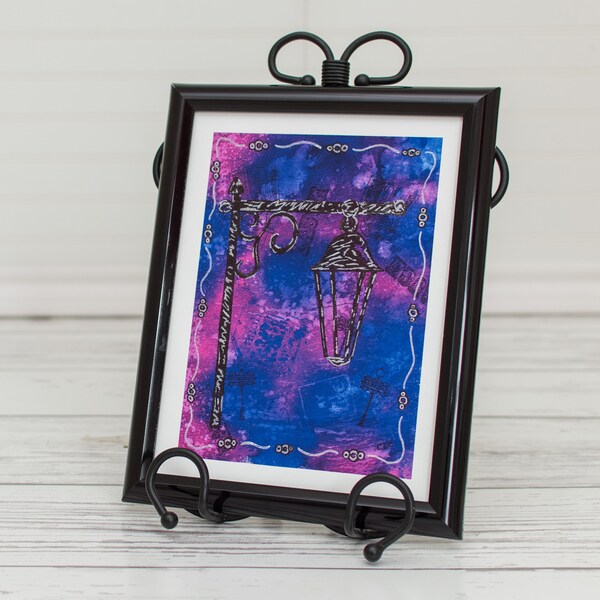 New Orleans Street Lamp Giclee Print