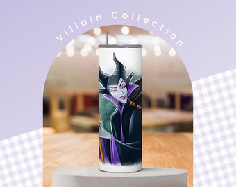 Villains Collection 20oz Skinny Metal Tumbler