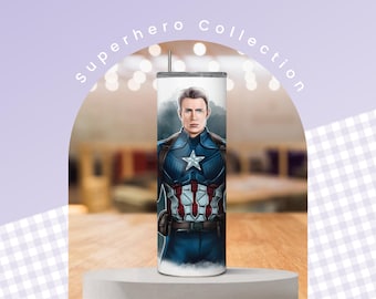 Superhero Collection 20oz Skinny Metal Tumbler