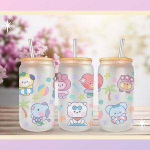 Summer BT21 Libby Glass