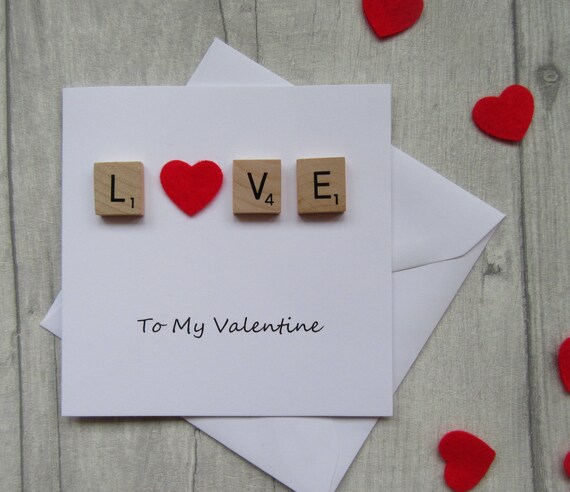 personalised valentines cards for him