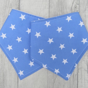 Baby Bib, Baby Shower, Bandana Bib, Dribble Bib, Blue Star Bib, Blue Bib, Toddler Bib, Absorbent Bib, Newborn Gift, Baby Gift,Boy Bib