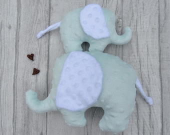 Plush Elephant, Softie Elephant, Baby Shower Gift, Newborn Gift, Baby Soft Toy, Children’s Toy, Elephant Toy, Stuffed Elephant, Baby Gift