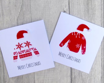 Christmas Jumper Cards, Fun Christmas Cards, Xmas Jumper Card, Xmas Card, Festive Card, Seasons Greetings, Merry Christmas