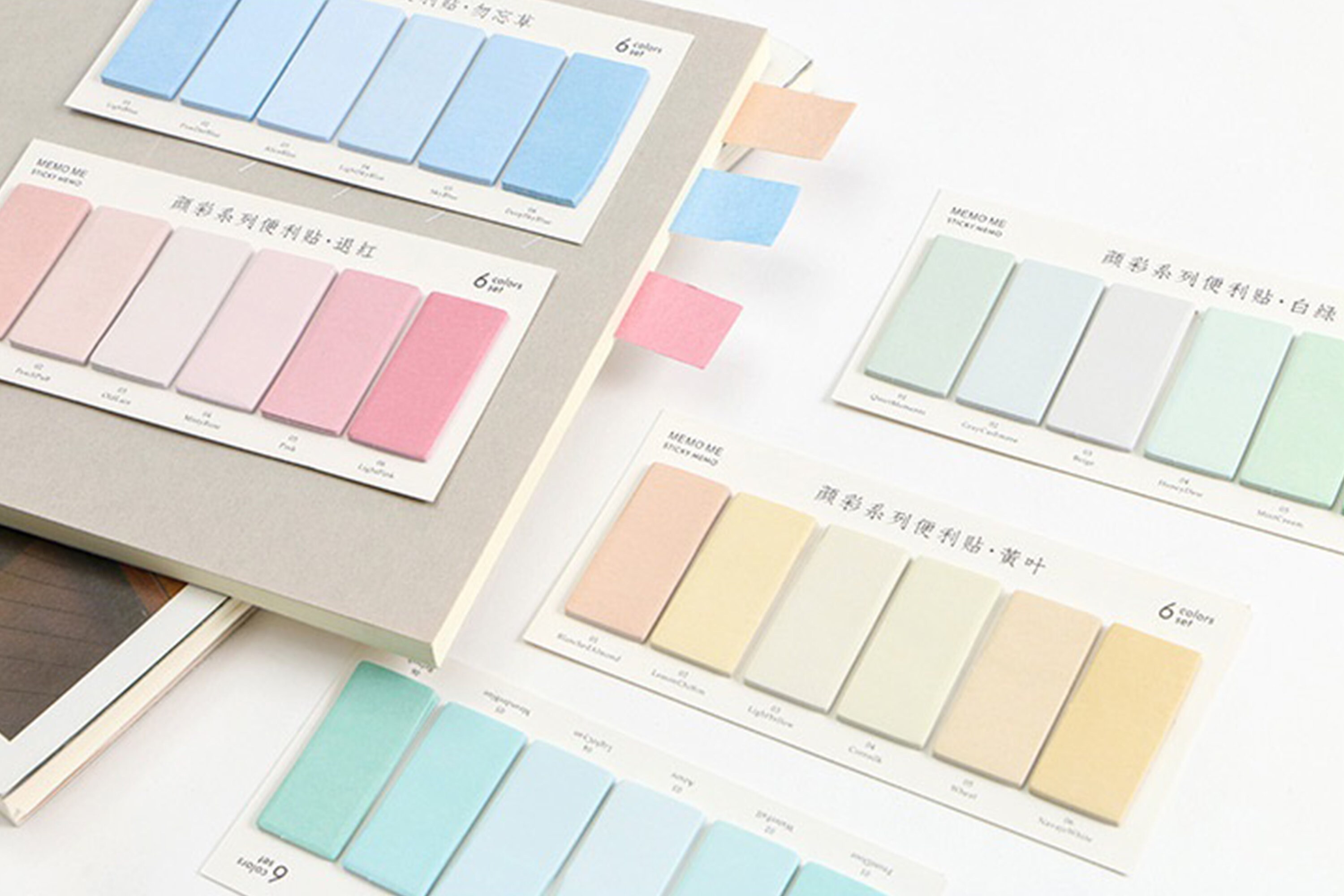 Pastel Bookmark Sticky Tabs Memo Pad Index Tabs Page Etsy