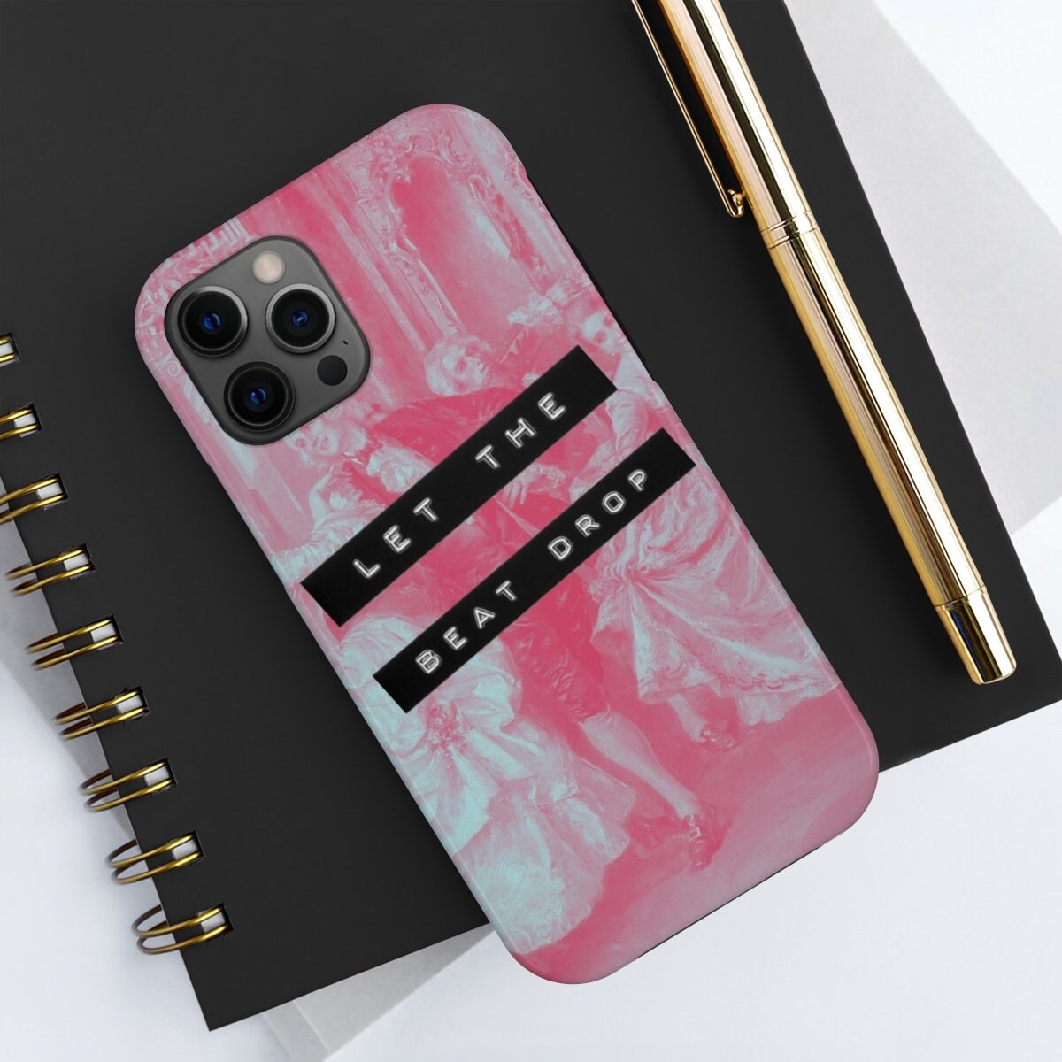 Beat Drop Rococo Altered Art For Iphone 13 Case Iphone 12 Etsy