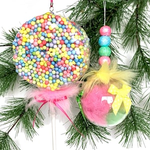 Pastel Christmas Ornament, Candy Decorations