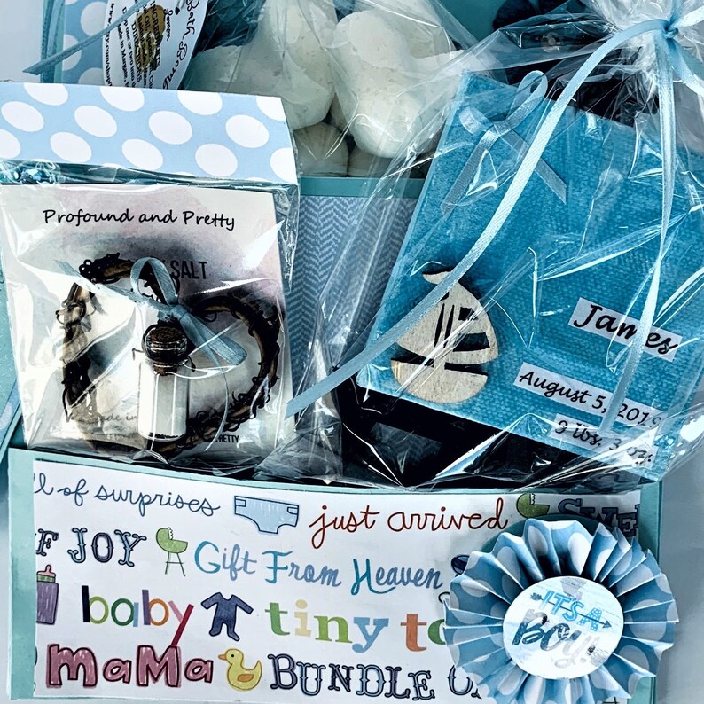 Baby Boy Gift Basket Congratulations Mom Home Baby Etsy