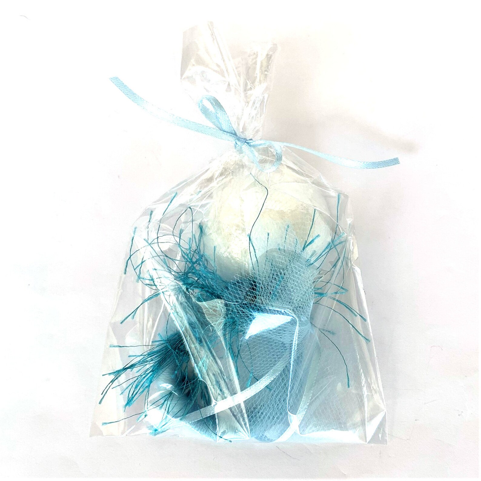 Boy Shower Favor Blue Bath Bomb Baby Rattle Guest Favor Etsy